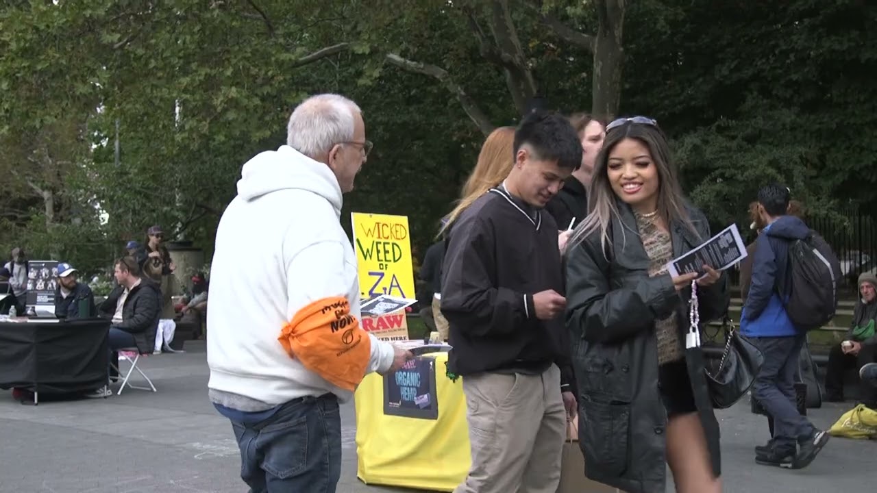 Talking Politics in Washington Square Park