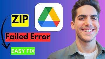 How to Fix ZIP Failed Error in Google Drive – 100% Working (2025)