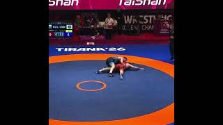 97KG | 2x OLY 🥇 Abdulrashid Sadulaev 🇷🇺,back in the Euro final after a techfall over Magamaev