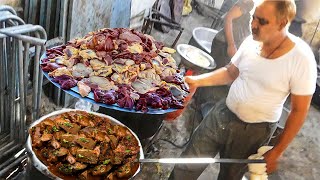 Chicken Liver Curry Making For 100 People | Chicken Liver Recipe | चिकन लिवर मसाला | Street Food