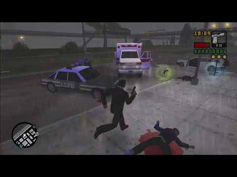 GTA Liberty City Stories - 6 Star Police Chase & Escape | 6 Stars Wanted Level | Mod Trainer #10