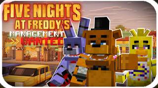 I REBUILT The FNAF 1 map... 🐻 (MC, Management Wanted mod SHOWCASE)
