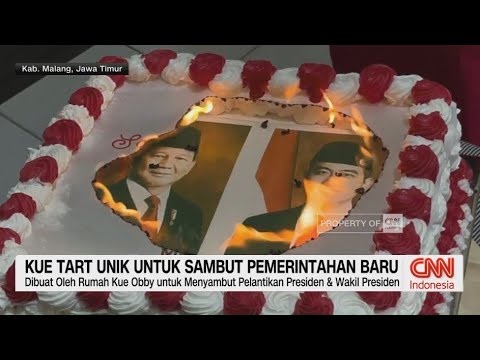 Kue Tart Unik Untuk Sambut Pemerintahan Baru