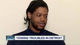 Wayne State student fights controversial Detroit towing company over allegations of illegal tow