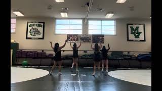 25 tryout band chant dance- back view