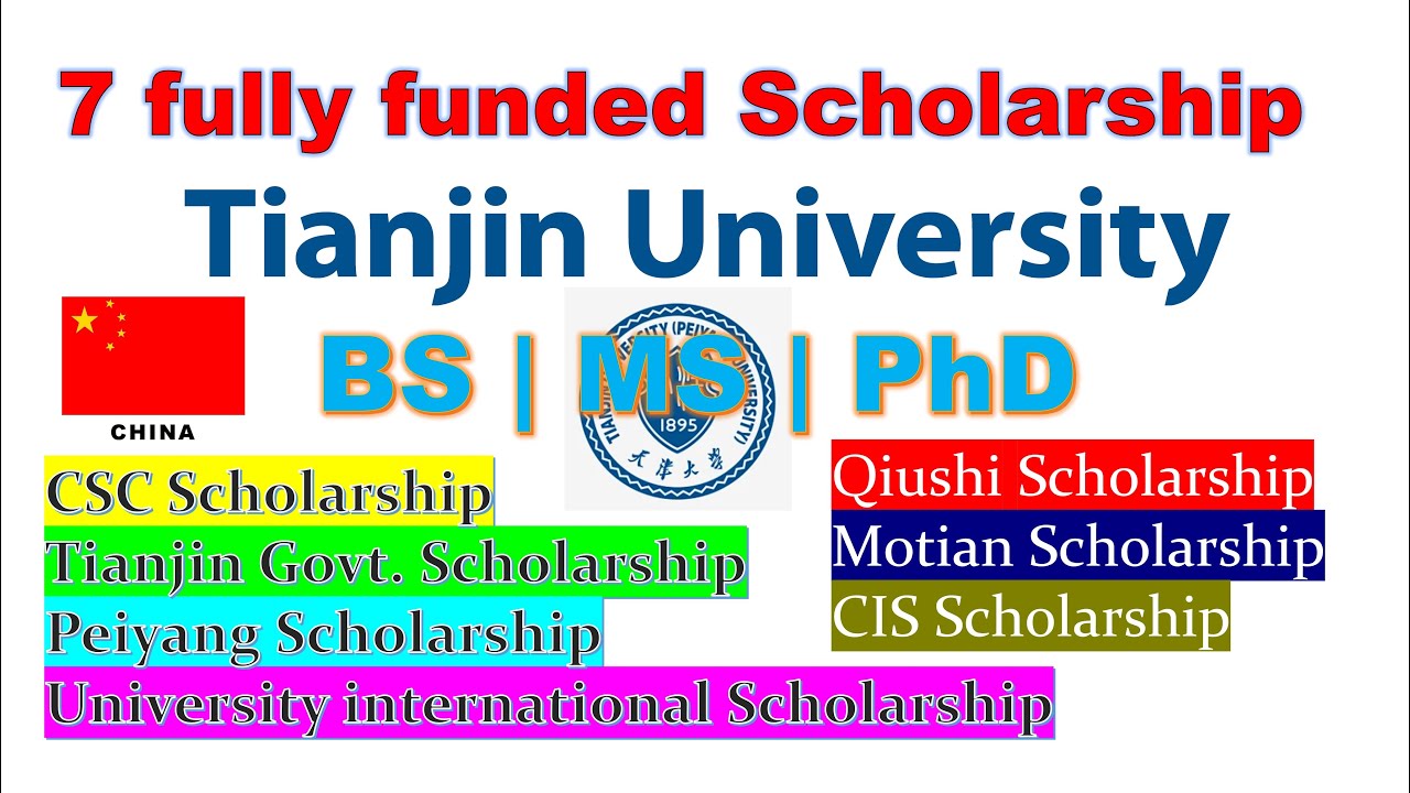 Тяньцзиньский университет предлагает 7 полностью финансируемых стипендий || Бакалавриат, магистра...