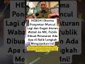 Dharma Pongrekun Gugat UU Wabah ke MK. #shortvideo #shorts