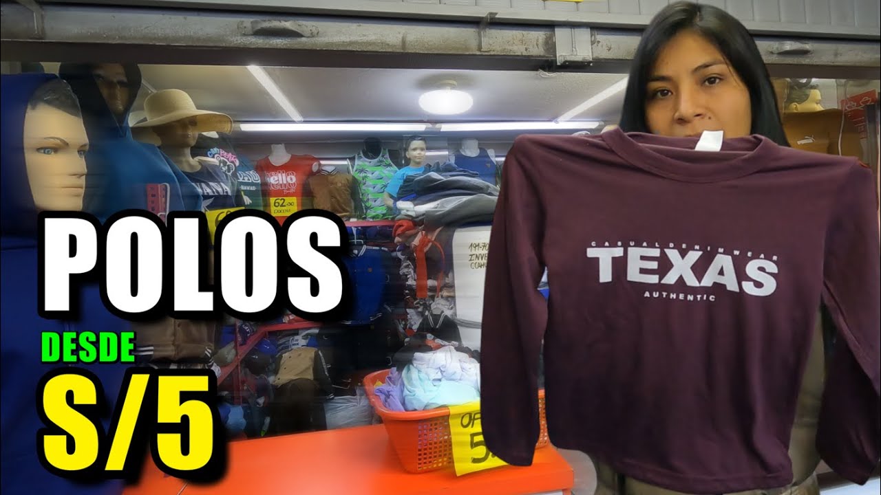 📍 Polos desde 5 soles en Gamarra | Ropa barata por mayor y detalle