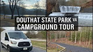 Douthat State Park Campground Tour | Whispering Pines, White Oak, Beaver Dam, Equestrian & Lakeside