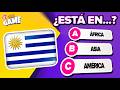 ¿En Qué Continente Está? Solo el 10% Responde Correcto | Trivia mundial de países con datos curiosos