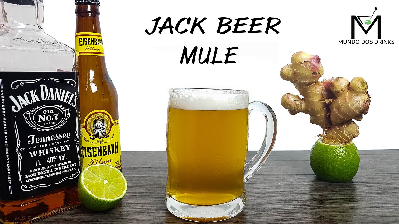 COMO FAZER DRINK JACK BEER MULE YouTube