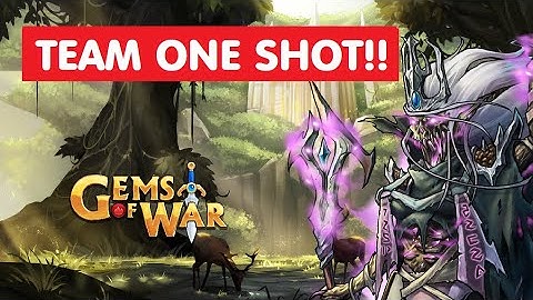 Gems of War Archmagus Class Trial! Easy ONE SHOT fast team & guide!
