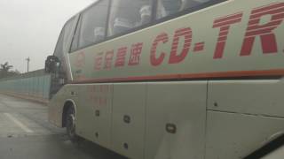 Driving through rain back toward Central Chengdu, Sichuan, China, 2017-05-24