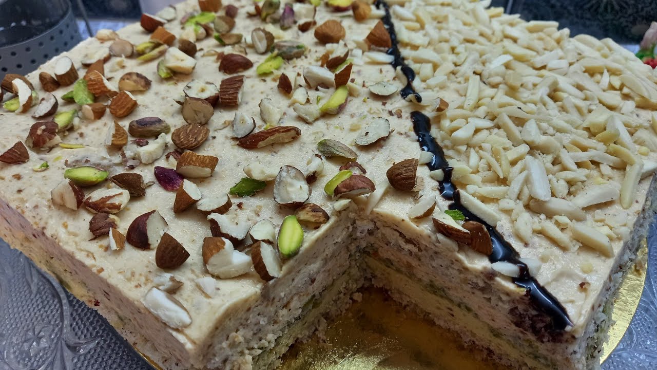 دكواز بثلاث مذاقات لوز/بوفريوة/بيستاش حضرتها لعيد ميلاد ولدي ان شاءالله بطول عمرو  (جزء 3)