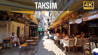 Istanbul 2022 Taksim 2 JULY Walking Tour|4k UHD 60fps