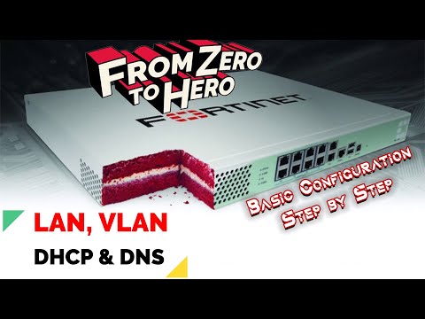 How to configure LAN, VLAN, DHCP & DNS on FortiGate Firewall (Part 3)