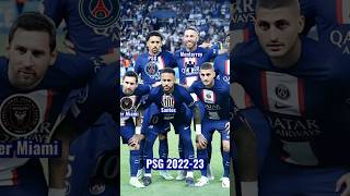PSG  2022-2023 Where are the now? #psg #championsleague #neymar