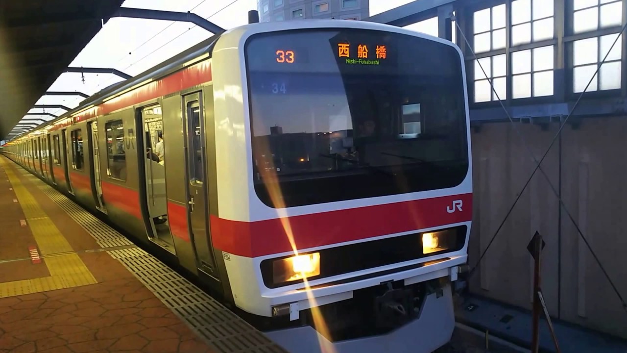 京葉線9系500番台ケヨ34編成 武蔵野線直通 西船橋行き 他にも武蔵野線9系西船橋行き動画あります Youtube