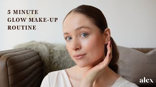 Glow Everyday Makeup *5 minute routine* Westman Atelier, Refy, Chanel, Gisou, MCoBeauty