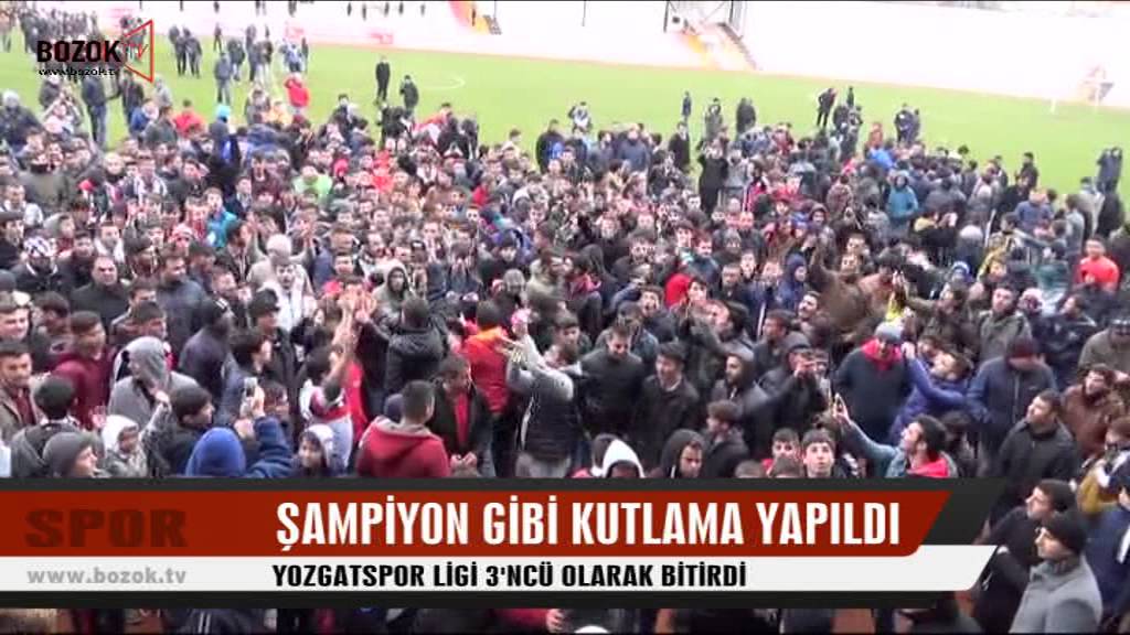 YOZGATSPOR'A ŞAMPİYON OLMUŞ GİBİ KUTLAMA YAPILDI