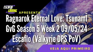 Ragnarok Eternal Love: Tsunamī GvG Season 5 Week 2 09/05/24 Escaflo (Valkyrie DPS PoV)