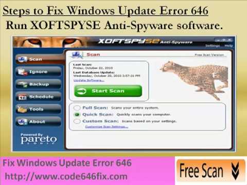 How to Fix Windows Update Error 646 on Your System