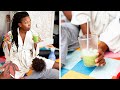 MOMMY MORNING ROUTINE | Easy Matcha Latte Recipe #momlife