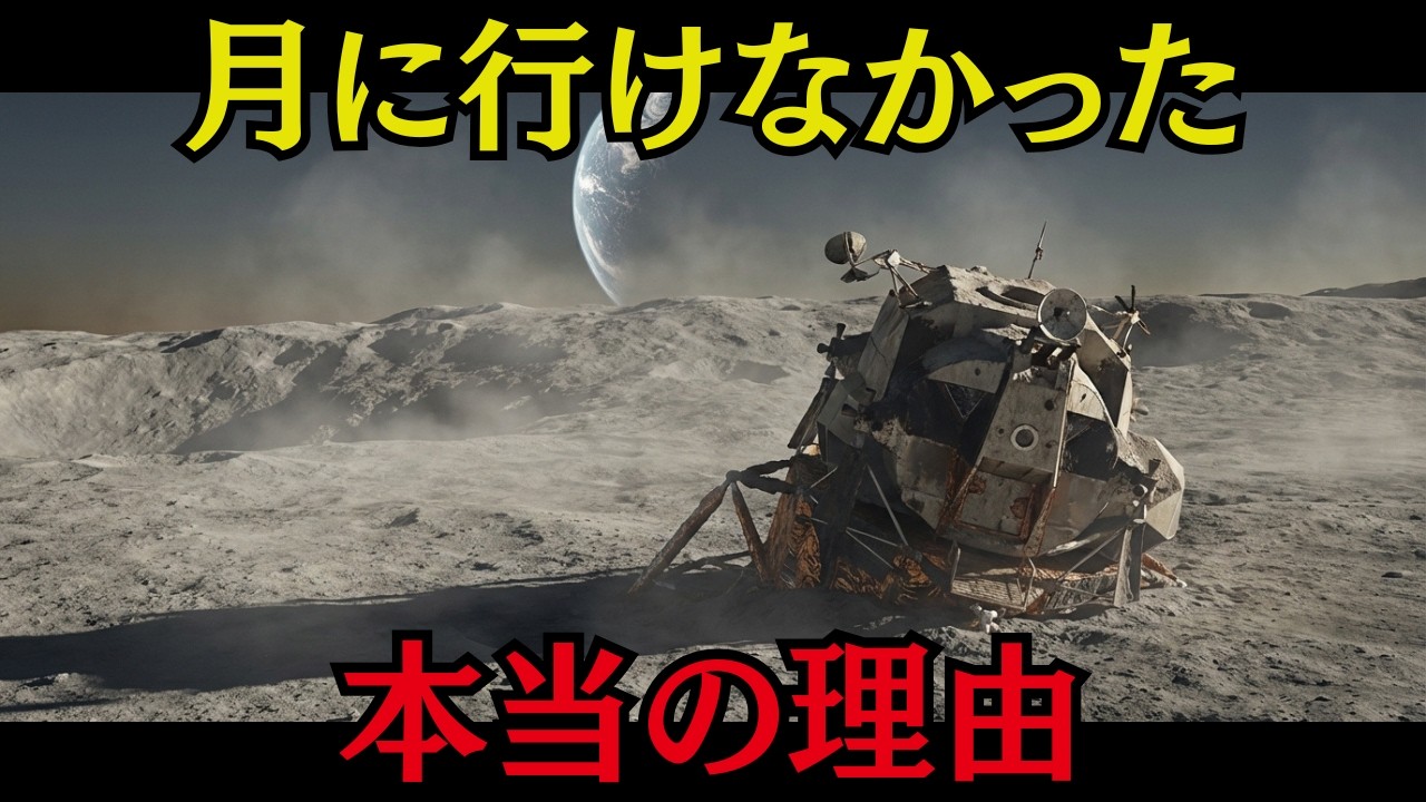 NASA職員「もう月に行く技術がない」50年前にできたことが今できない本当の理由【ミステリー 怖い話】