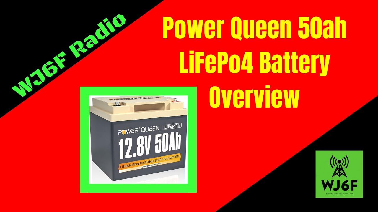 POWER QUEEN 12.8V 50Ah Lithium (LiFePo4) Battery Review 