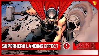 Superhero Landing Effect Hitfilm Express Tutorial | Reds Fx