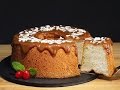 Receta Angel Food Cake (Pastel de ángel) - Recetas de cocina, paso a paso, tutorial. Loli Domínguez