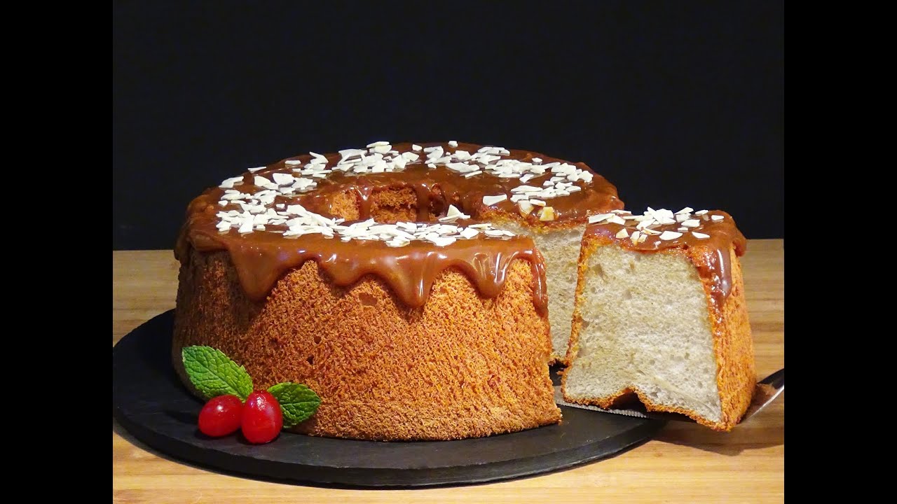 Receta Angel Food Cake (Pastel de ángel) - Recetas de cocina, paso a paso,  tutorial. Loli Domínguez - YouTube