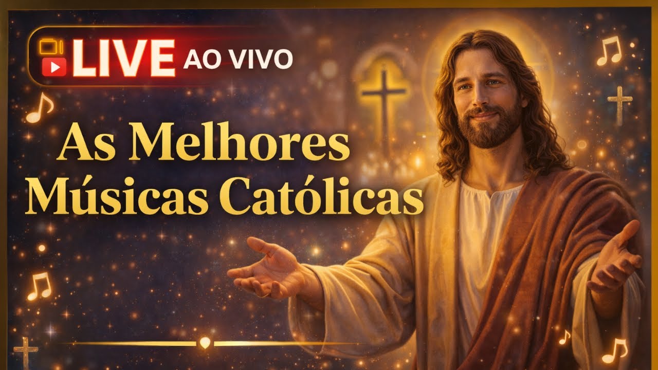 🎶 LIVE AO VIVO – As Melhores Músicas Católicas Para Acalmar o Coração e Sentir a Presença de Deus