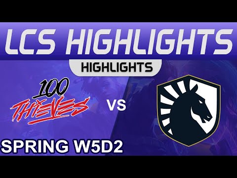 100 vs TL Highlights LCS Spring Season 2023 W5D2 100 Thieves vs Team Liquid by Onivia