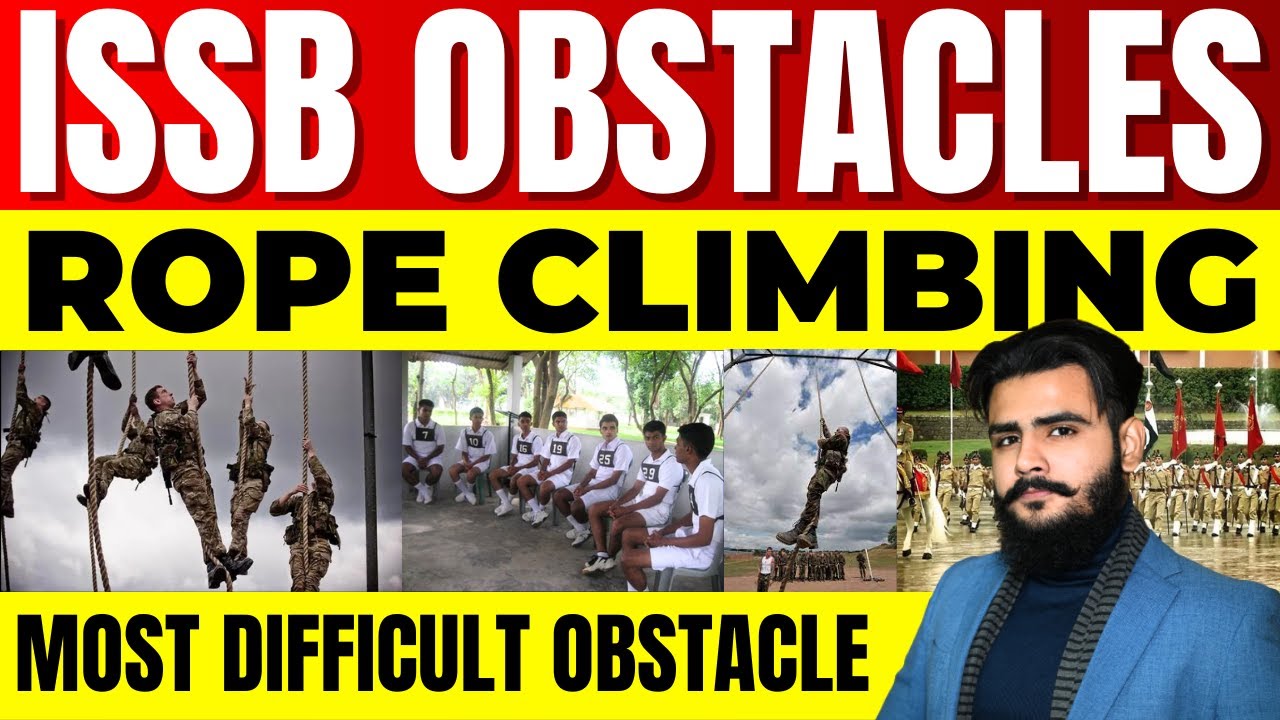 Coloured Rectangular Steps With Rope Obstacle Course 2 EASY STEPS | ROPE CLIMBING | MOST DIFFICULT ISSB OBSTACLE | Sheraz ...