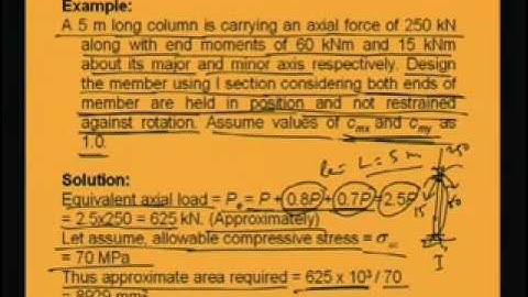 Mod-5 Lec-3 Design of Eccentrically Loaded Tension Member
