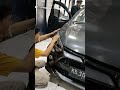 Garnish Lampu Hitam Toyota Agya #abetautomotive #variasimobil #garnishlampu