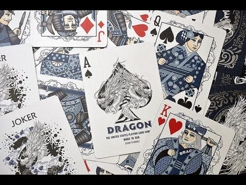 Bicycle Blue Dragon Deck Review