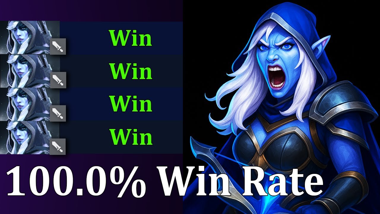 NEW META Drow Ranger — 100% Winrate Carry That Closes Games (Immortal) | 7.39e 