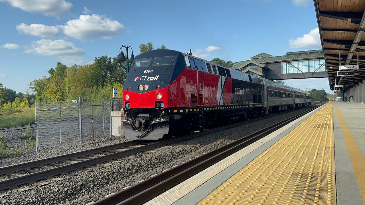 Hartford Line: Afternoon Trains @ Berlin, CT 9-15-24 - YouTube