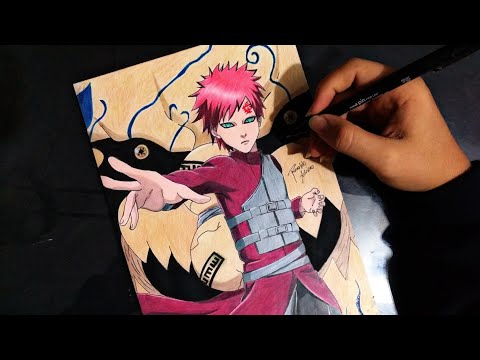 Speed Drawing - Minato, Naruto and Kushina #NARUTUBRO 