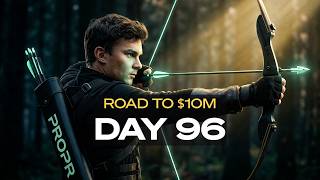 Day 96 - Streaming everyday until I Make $10,000,000 with ProprXYZ | Day 96, $255'494 revenue