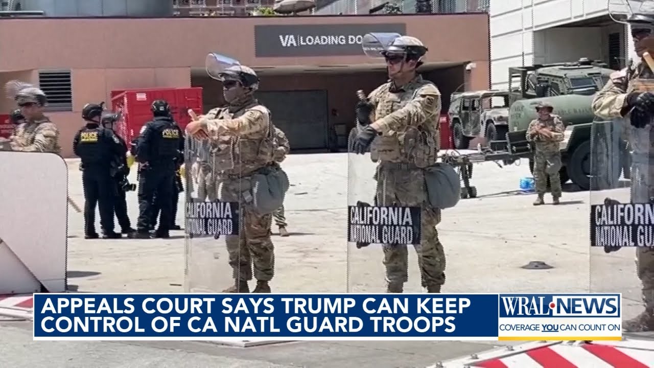 Appeals court lets Trump keep control of National Guard troops deployed ...
