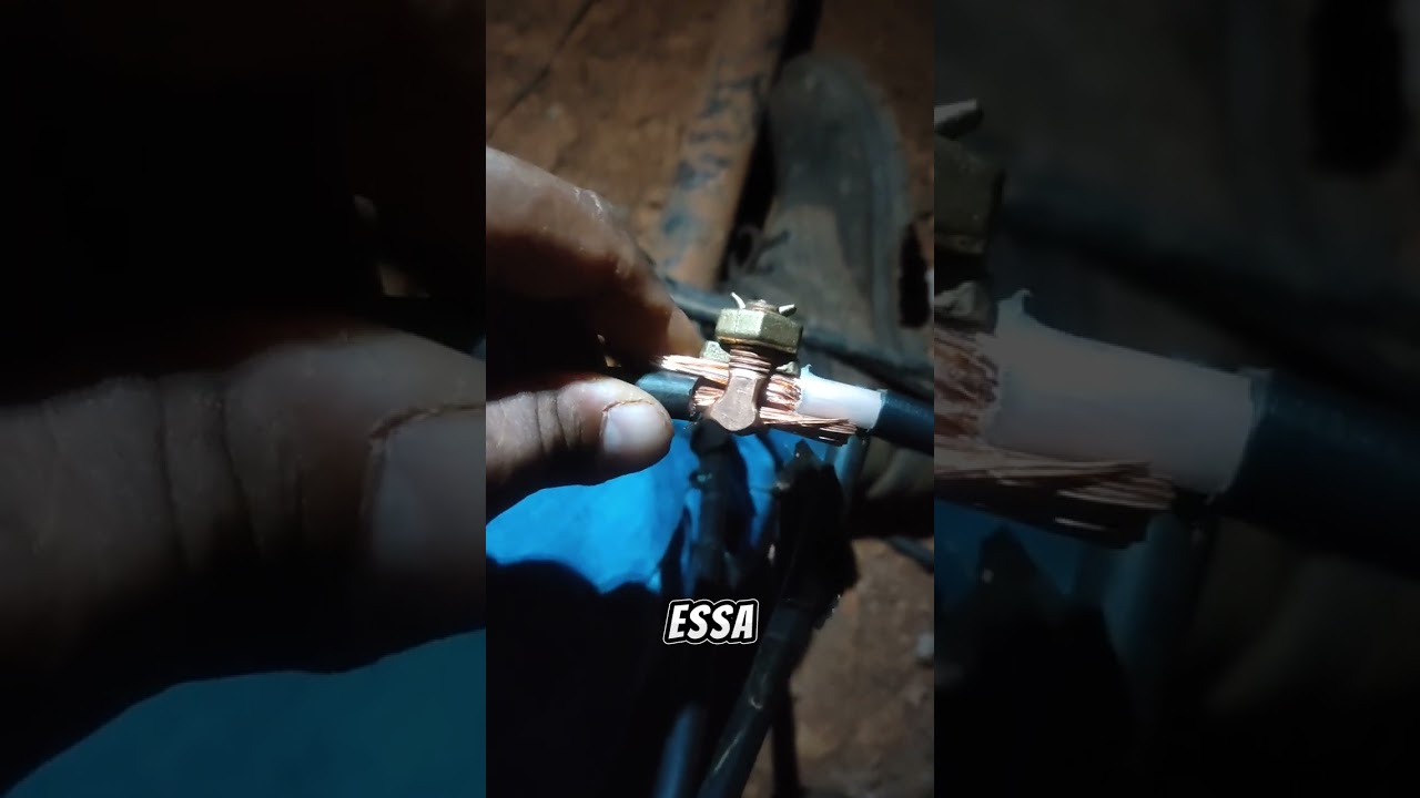 Segunda parte.como fazer uma emenda de cabos com conector split Bolt