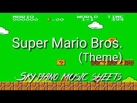 Super Mario (Theme) | Sky piano music sheet