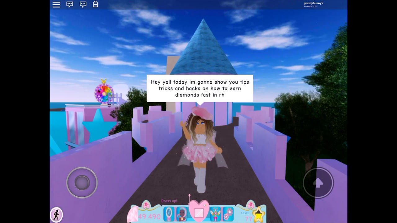 How to earn diamonds fast in royale high roblox YouTube
