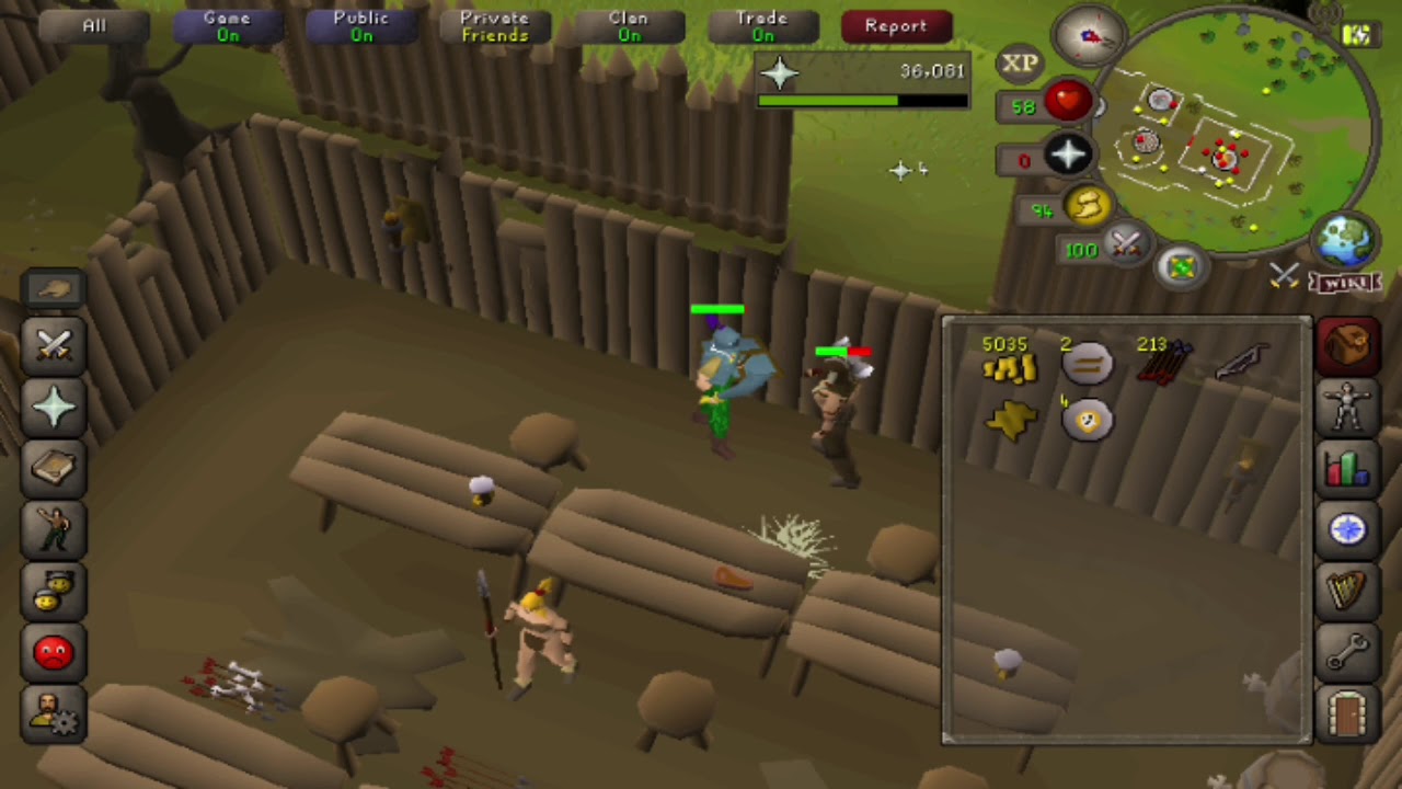Old School Runescape Barbarian Village Massacre YouTube