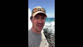 NEVER turn your back on the ocean!
