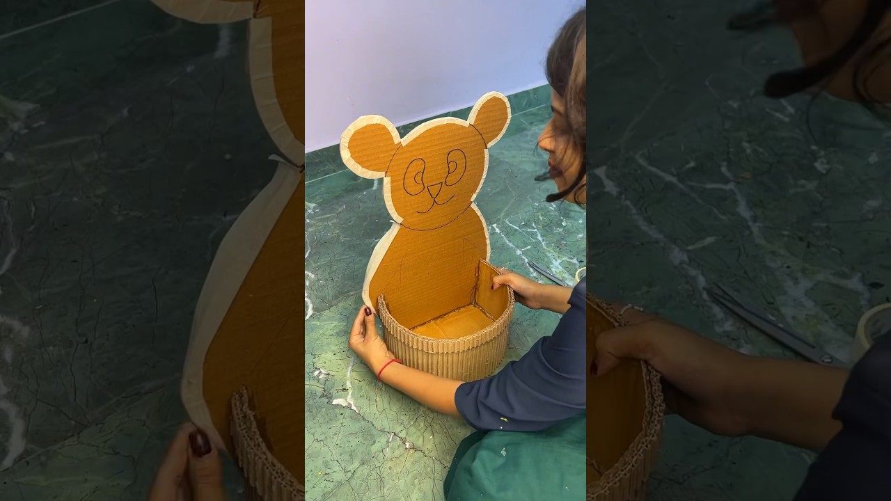 Best panda storage box #shorts #trending #viral #best #idea #crafts #youtubeshorts