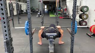 Close Grip Incline Barbell Bench Press demonstration